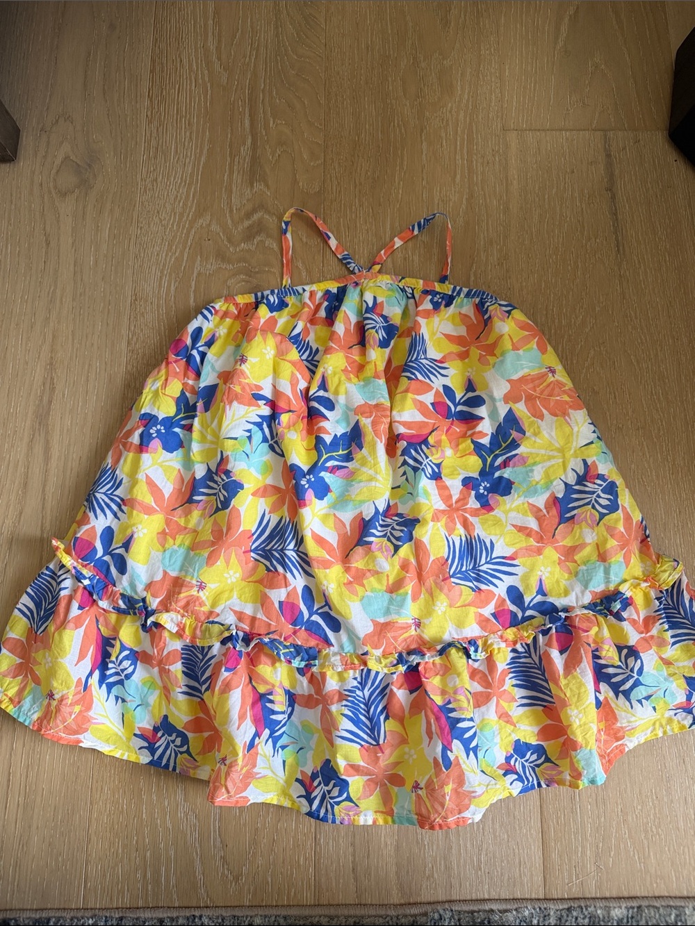 Janie and Jack Multicolor Floral Strap Dress
